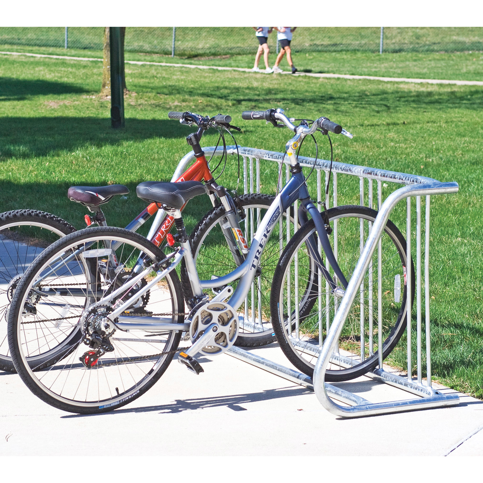 Pilot Rock Bike Rack, 5-Stall, Single-Sided, Model# BR205SS/G